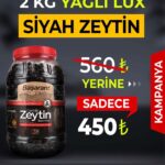Lüks Gemlik Siyah Zeytin 2 kg