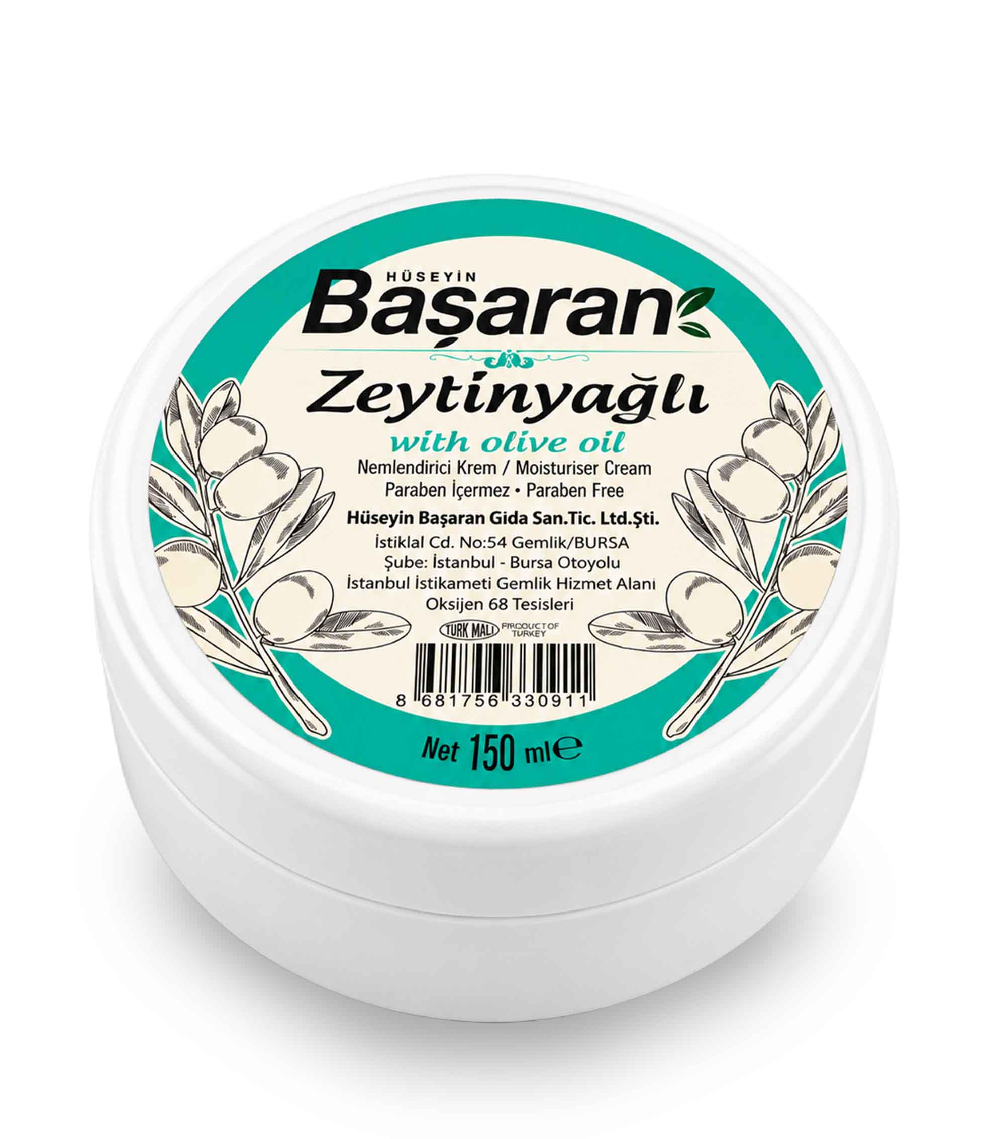 basaran-zeytinleri-zeytinyagli-krem Zeytinyağlı Krem 150 ml - Görsel 1